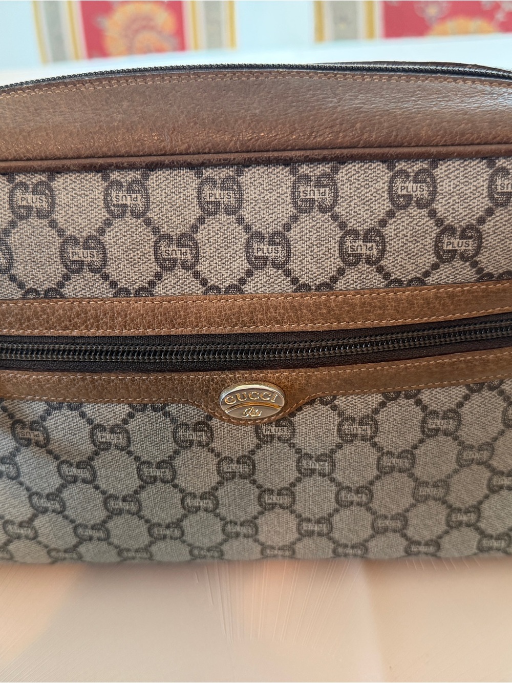 Gucci vintage brown classic handbag